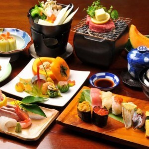 Various Japanese cuisine