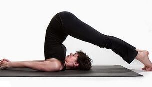 Abdominal weight loss yoga pose