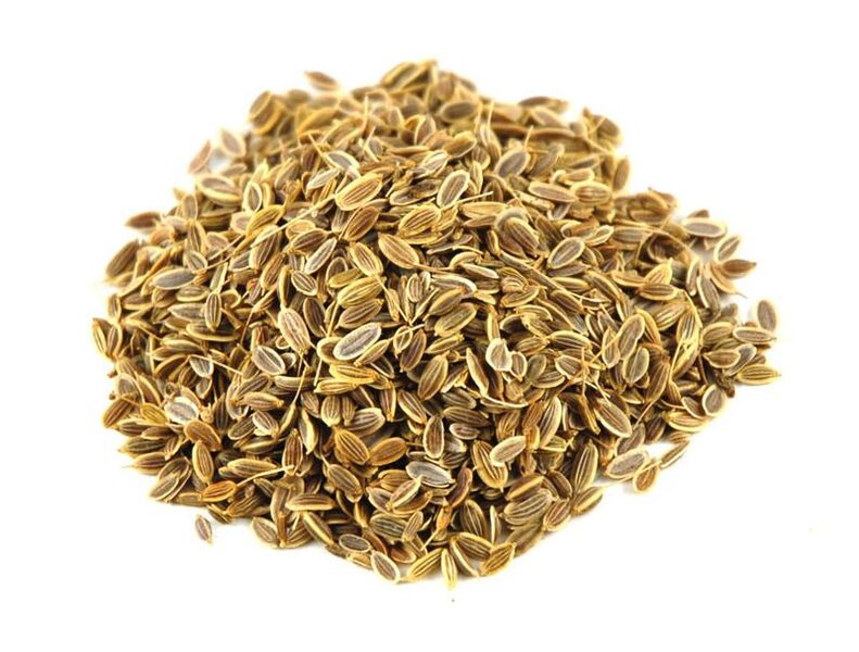 Dill seeds with mild diuretic properties
